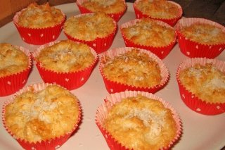 Receta de muffin de coco