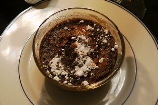 Receta de natilla de chocolate con crujiente de galleta