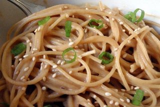Receta de noodles con salsa de soja