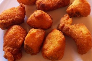 Receta de nuggets de pollo picado con queso