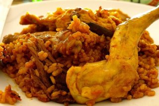 Receta de paella de arroz con conejo