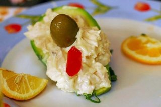 Receta de palta rellena