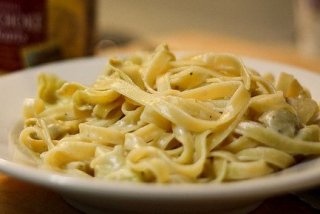 Receta de pasta con cream cheese