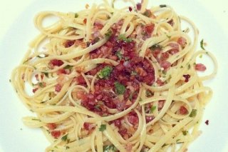 Receta de pasta con panceta