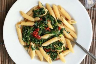 Receta de pasta vegetariana