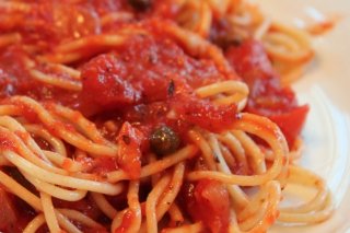 Receta de pasta y pesto de tomates rostizados