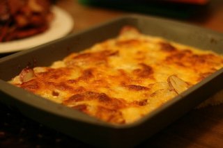 Receta de patatas al gratén