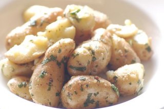 Receta de patatas asadas con perejil