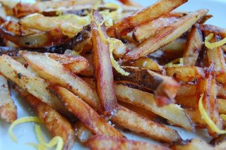 Receta de patatas fritas trufadas