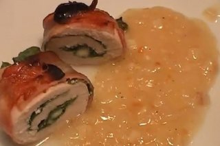 Receta de rollos de pollo