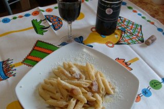 Receta de penne alla gricia