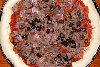 Receta de pizza de atún