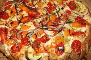 Receta de pizza de calabacín
