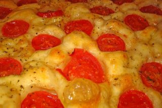 Receta de pizza de tomate