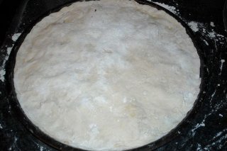 Receta de pizza, masa base