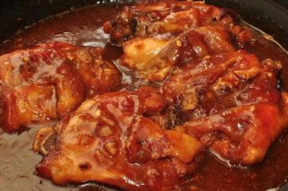 Receta de pollo en salsa con tomate