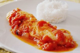 Receta de pollo entomatado