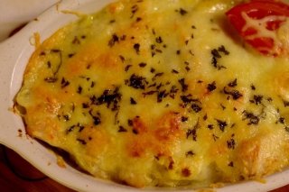 Receta de pollo gratinado