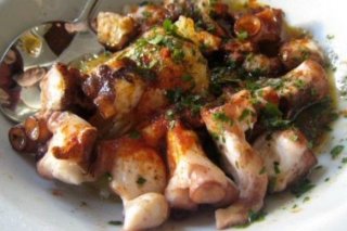 Receta de pulpo cocido