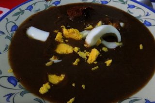 Receta de puré de lentejas con huevo