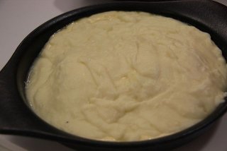 Receta de puré de patata con leche, mantequilla y pimienta