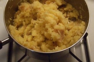 Receta de puré de patatas con mantequilla y leche