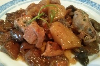 Receta de ragout de pavo con níscalos