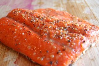 Receta de salmón a la pimienta