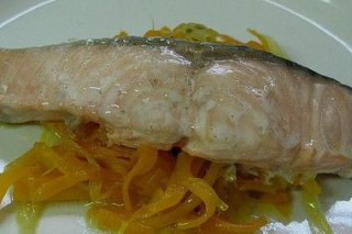 Receta de salmón al microondas