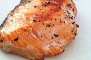 Receta de salmón asado a la pimienta