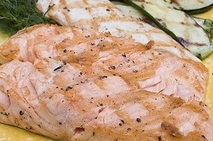 Receta de salmón con calabacín