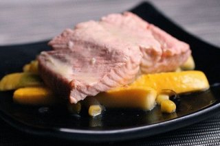 Receta de salmón con calabaza