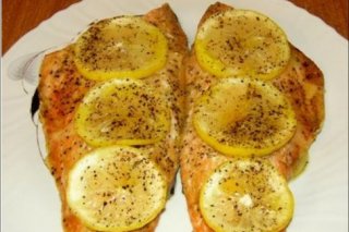 Receta de salmón con limón al horno
