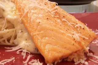Receta de salmón marinado al horno