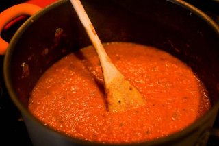 Receta de Salsa de pimientos del piquillo con nata