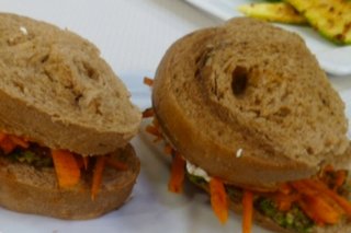 Receta de sandwich de zanahoria