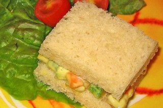 Receta de sandwich vegetal thermomix
