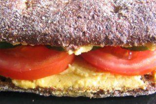 Receta de sandwich vegetariano