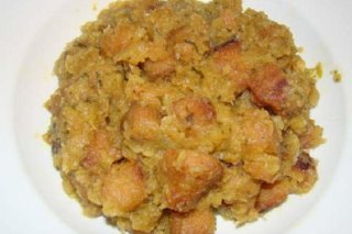 Receta de soja al curry con leche de coco