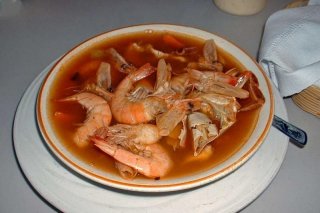 Receta de sopa de camarones