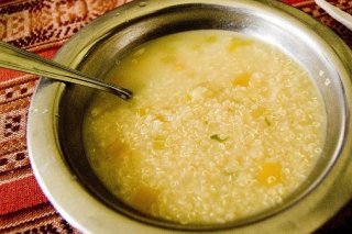 Receta de sopa de quinua