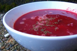 Receta de sopa de remolacha