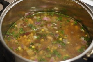 Receta de sopa de verduras con toque especial