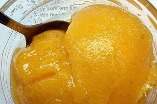 Receta de sorbete de mango