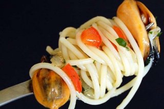 Receta de spaghetti con mejillones