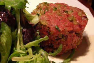 Receta de steak tartar