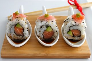 Receta de sushi uramaki