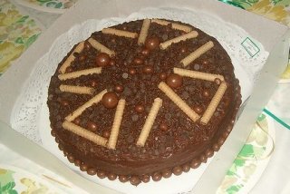 Receta de tarta de chocolate sin horno