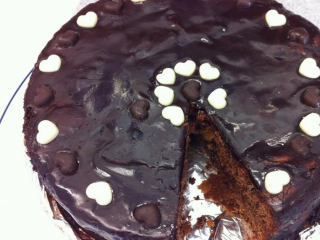 Receta de tarta de chocolate y baileys