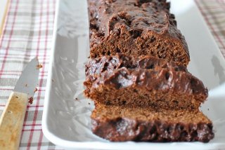 Receta de tarta de chocolate y ciruelas